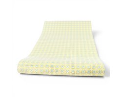 Behang Marrakech - Geel Groen - Oosters bloemen print - Behangpapier - Kinderbehang – Kinderkamer -0,53 x 10,05M. - Cozz Kidz