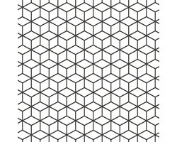 Behang met 3D kubus effect - Behang - Muurdecoratie - Wanddecoratie - Vliesbehang - Zero - 0,53 x 10,05 M.