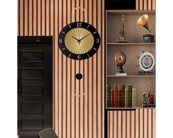 Behang met houtlook, bruin, akoestische panelen, 3D-effect, Scandinavische houtpanelen, natuurlijke uitstraling, modern - 45*1000cm