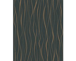 Behang met organische lijnen - Behang - Muurdecoratie - Wallpaper - Vliesbehang - Assorti 2022-2024 - 0,53 x 10,05 M.