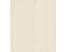 Behang - Strepen - Muurdecoratie - Behangpapier - Topchic - Gebroken Wit - 0,53 x 10,05 m.