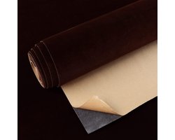 Behang Voor Sieraden Doos Vintage Bruin Contact Papier Vinyl Wrap voor Meubels Sticker Slaapkamer Dressoir Dikke Woonkamer 40cm × 300cm