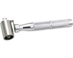 Behangroller - Naadroller - Behang aanbrengen - Roestvrij staal - 34 mm rol - Zilver