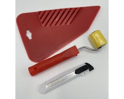 Behangset |  Behangspatel - Afbreek-mes - Behangroller