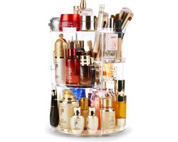 Behave Make Up Organizer - Skincare Organizer - Organizer Make Up - Transparant - 360º Draaibaar
