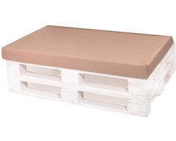Beige Palletkussen - Vloerkussen voor Tuin en Kinderen - 120 x 60 cm