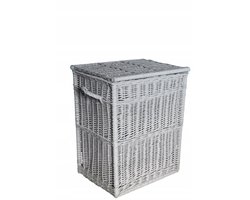 Beige Rietenen Kist Rechthoekig - Opslag & Decoratie