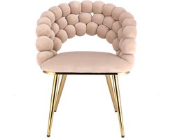 Beige stoel BELLA