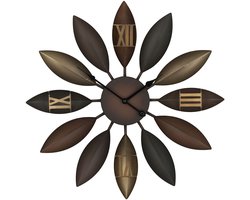 BEINWIL - Wandklok - Bruin - IJzer