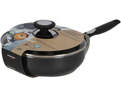 Beka - Pro Induc Hapjespan - 24 cm met Glazen Deksel