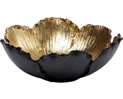 Beker Flower Bloom Zwart Gouden Ø25cm Kare Design