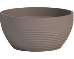 Beker - GARDEN ID - Green Care Impact Taupe - 25 x 12 cm - 10 jaar garantie - 100% gerecycled - UV-/gelbestendig