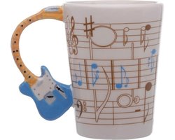 Beker gitaar blauw - Ted Smith