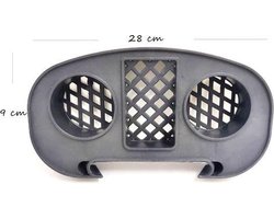 Bekerhouder Campingstoel-klapstoel accessoires-Bijzettafel-Clip-Op-Zwart