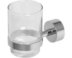 Bekerhouder Glas/Chroom Plieger-Murcia