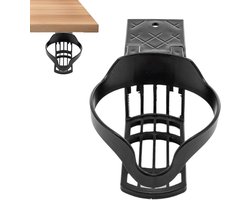 Bekerhouder voor op het bureau | Anti-lek bekerklem | Drankorganizer met klem voor gametafel en slaapkamer