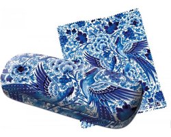 Bekking & Blitz - Brillenkoker - Brillenetui - Kunst - Delfts Blauw - Inclusief brillendoekje - Royal Delft