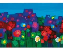 Bekking & Blitz - Placemat - Kunststof placemat - Kunst - Bloemen - Uniek design - Eleven Flowers - Ton Schulten