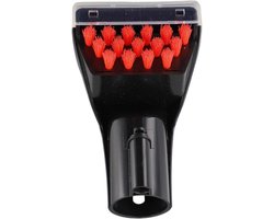 Bekleding Borstel Tool - Meubel Reiniger - Vlekken Verwijderen - Comfortabel Handvat - 3 Inch - Zwart