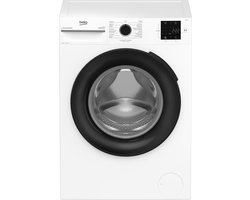 Beko b100 BM1WFU3842W wasmachine Voorbelading 8 kg 1400 RPM Zwart, Wit