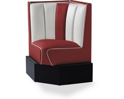 Bel Air Dinerbank Hoek HW-60/60 Ruby