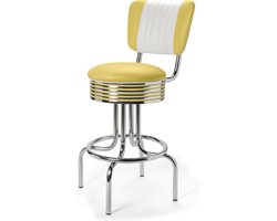 Bel Air Retro Barkruk BS-28-66-CB Geel