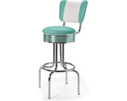 Bel Air Retro Barkruk BS-28-77CB Turquoise