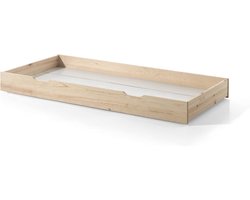 Belfurn - Bedlade Kansas op wieltjes 90x190cm  natuur