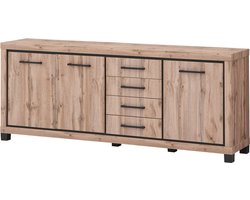Belfurn - buffet-dressoir 225cm elegant in canada eik decor