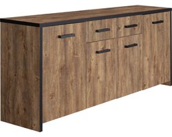 Belfurn -  buffet-dressoir Eunice in decor mango bruin en zwart
