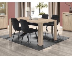 Belfurn -Eettafel Esprit in bleke eik 170x90cm