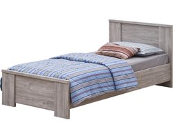 Belfurn - Elias bedkader 90x200cm Ellis in grijze eikkleur