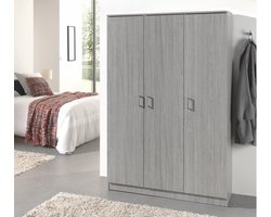 Belfurn - Linnenkast 3 deuren 120cm eden new grey oak