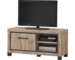 Belfurn - Tv-meubel elegant 120 cm 1 deur in canada eik decor