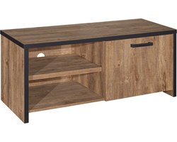 Belfurn - TV-meubel Eunice in decor mango bruin en zwart