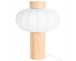 BELIANI ABENS - Tafellamp - Lichtbruin - IJzer/Nylon