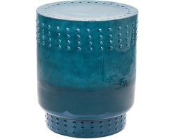 BELIANI ABRA - Bijzettafel - Blauwgroen - Ijzer