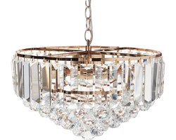 BELIANI ACHEIRO - Kroonluchter - Goud - 49 cm - Kristal