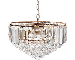 BELIANI ACHEIRO - Kroonluchter - Goud - Kristal