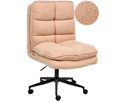 BELIANI ADDISON - Bureaustoel - Perzikroze - Bouclé