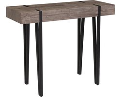 Beliani ADENA - Consoletafel - Donkere houtkleur - MDF