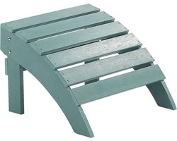 Beliani ADIRONDACK - Tuinstoel - Blauw - Kunsthout
