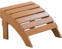 Beliani ADIRONDACK - Tuinstoel - Lichte houtkleur - Kunsthout