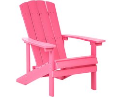 BELIANI ADIRONDACK - Tuinstoel - Roze - Kunsthout