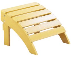 BELIANI ADIRONDACK - Voetenbank - Geel - Kunsthout