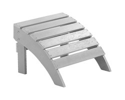 BELIANI ADIRONDACK - Voetenbank - Lichtgrijs - Kunsthout