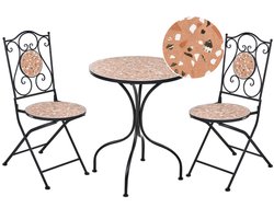 BELIANI ADRANO - Bistroset - Zwart - IJzer