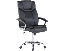 BELIANI ADVANCE - Bureaustoel - Zwart - Kunstleer