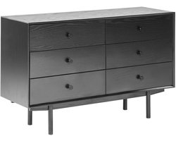 BELIANI ALCESTER - Ladekast - Zwart - MDF
