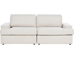 BELIANI ALLA - Driezitsbank - Lichtbeige - Polyester